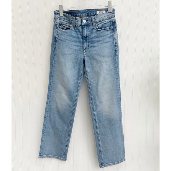 AYR The Roadie Jeans Blue High Rise Straight Leg Stretch Denim 27 - Picture 2 of 5